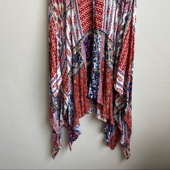 Francesca’s / Handkerchief Asymmetrical Midi Dress - Picture 7 of 10